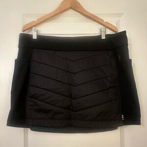 Black Quilted Women's Skirt